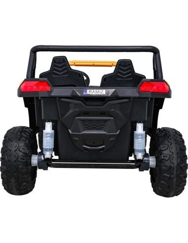 Elektromobilis Buggy ATV Racing 4x4, auksinis