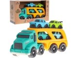 Tow truck + Cars BIOplastik Yellow
