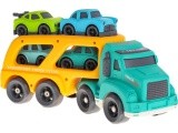 Tow truck + Cars BIOplastik Yellow
