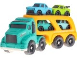 Tow truck + Cars BIOplastik Yellow