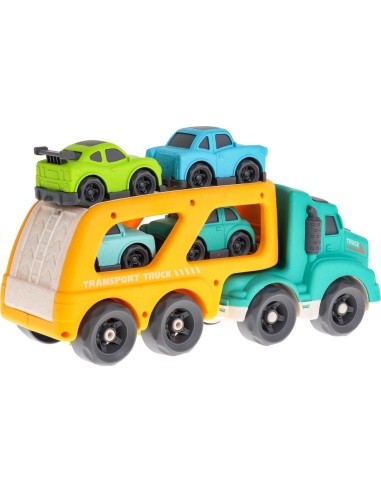 Vilkikas + lengvieji automobiliai BIOplastik Geltonas