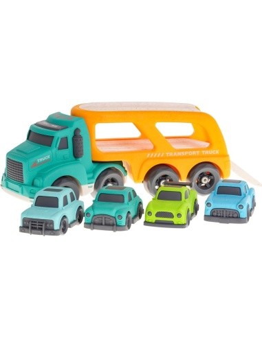 Vilkikas + lengvieji automobiliai BIOplastik Geltonas