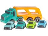 Tow truck + Cars BIOplastik Yellow