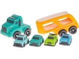 Tow truck + Cars BIOplastik Yellow