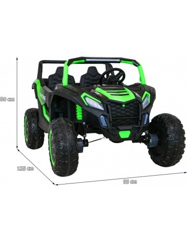 Vehicle Buggy ATV Racing 4x4 Green