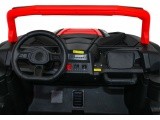 Elektromobilis bagis ATV Racing 4x4, raudonas