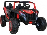 Elektromobilis bagis ATV Racing 4x4, raudonas