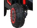 Elektromobilis bagis ATV Racing 4x4, raudonas