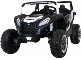 Elektromobilis Buggy ATV Racing 4x4 baltas
