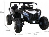 Vehicle Buggy ATV Racing 4x4 White