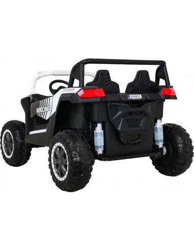 Elektromobilis Buggy ATV Racing 4x4 baltas