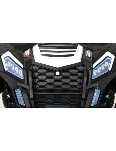 Elektromobilis Buggy ATV Racing 4x4 baltas
