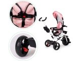 Tricycle tricycle stroller swivel seat 360* Pink ECOTOYS