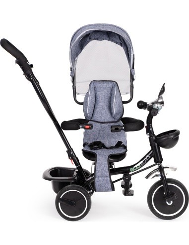 Tricycle with swivel seat canopy ECOTOYS