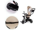 Tricycle tricycle swivel seat Beige ECOTOYS