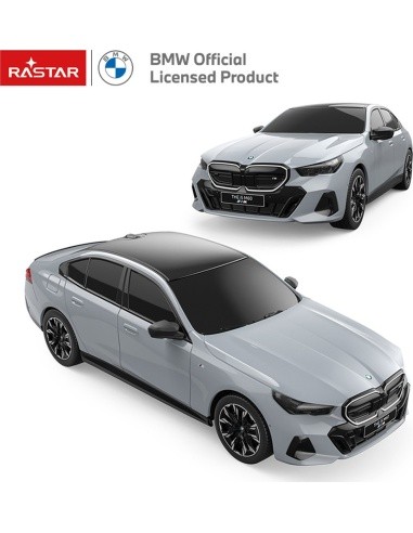 Nuotoliniu būdu valdomas automobilis 1:24 BMW i5 pilkas RASTAR