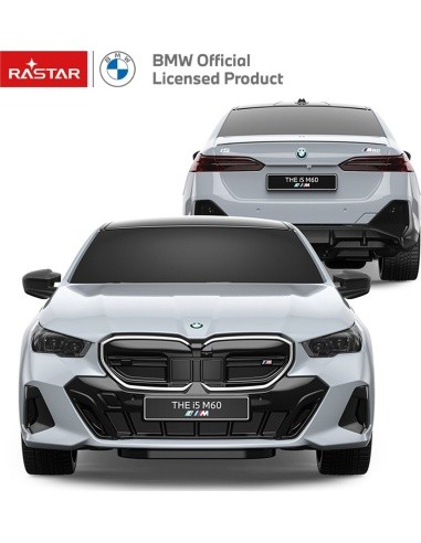 Nuotoliniu būdu valdomas automobilis 1:24 BMW i5 pilkas RASTAR