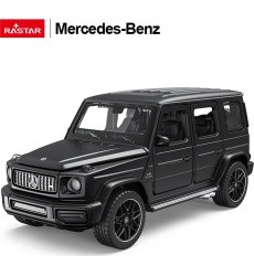 Metalinis automobilis 1/32 Mercedes-Benz AMG G63 su garsu, juodas, RASTAR