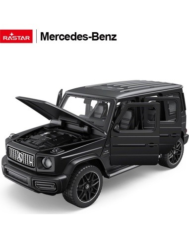 Metal Car 1/32 Mercedes-Benz AMG G63 with Sound Black RASTAR