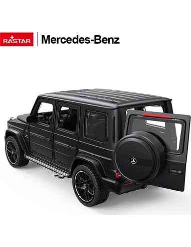 Metalinis automobilis 1/32 Mercedes-Benz AMG G63 su garsu, juodas, RASTAR