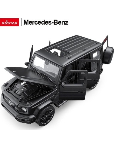 Metal Car 1/32 Mercedes-Benz AMG G63 with Sound Black RASTAR