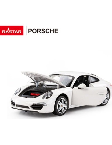 Metalinis automobilis 1:24 Porsche 911 baltas RASTAR