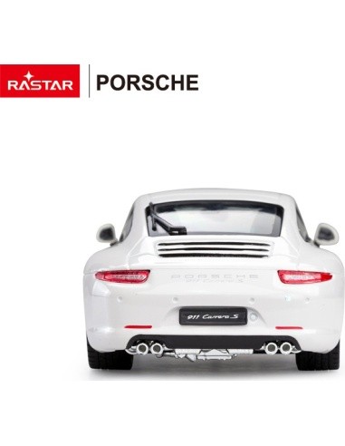 Metal Car 1:24 Porsche 911 White RASTAR