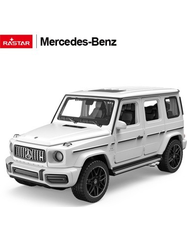 Metal Car 1/32 Mercedes-Benz AMG G63 with Sound White RASTAR