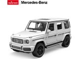 Metalinis automobiliukas 1/32 Mercedes-Benz AMG G63 su garsu, baltas RASTAR