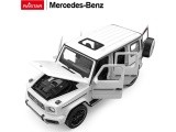 Metalinis automobiliukas 1/32 Mercedes-Benz AMG G63 su garsu, baltas RASTAR