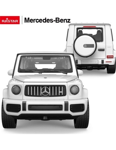 Metal Car 1/32 Mercedes-Benz AMG G63 with Sound White RASTAR