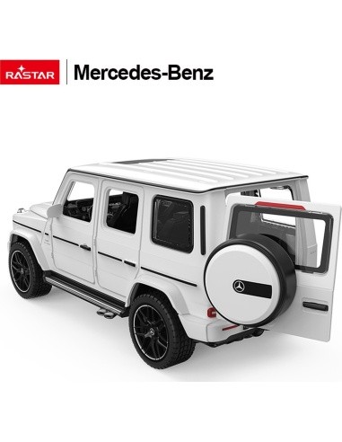 Metal Car 1/32 Mercedes-Benz AMG G63 with Sound White RASTAR