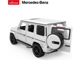 Metalinis automobiliukas 1/32 Mercedes-Benz AMG G63 su garsu, baltas RASTAR