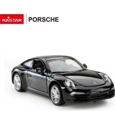 Metalinis automobilis 1:24 Porsche 911, juodas, RASTAR