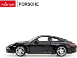 Metalinis automobilis 1:24 Porsche 911, juodas, RASTAR