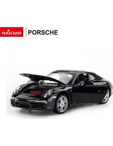 Metal Car 1:24 Porsche 911 Black RASTAR