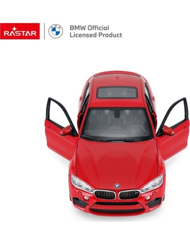 Kovové auto 1:24 BMW X6M Red RASTAR