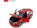 Kovové auto 1:24 BMW X6M Red RASTAR