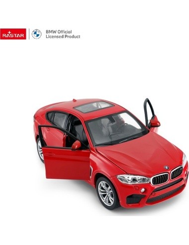 Kovové auto 1:24 BMW X6M Red RASTAR
