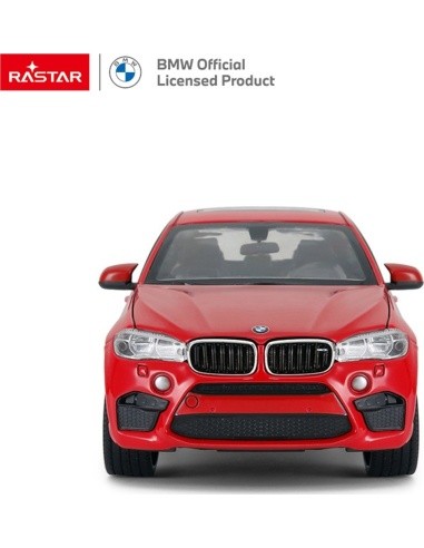 Kovové auto 1:24 BMW X6M Red RASTAR