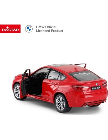 Kovové auto 1:24 BMW X6M Red RASTAR