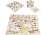Large EVA foam mat for children Farm 90,5x90,5 cm 21 el. ECOTOYS