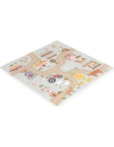 Didelis EVA putų kilimėlis vaikams Ūkis 90,5x90,5 cm 21 el. ECOTOYS