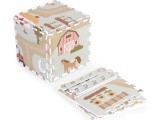 Large EVA foam mat for children Farm 90,5x90,5 cm 21 el. ECOTOYS