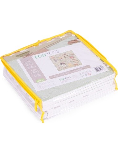 Large EVA foam mat for children Farm 90,5x90,5 cm 21 el. ECOTOYS