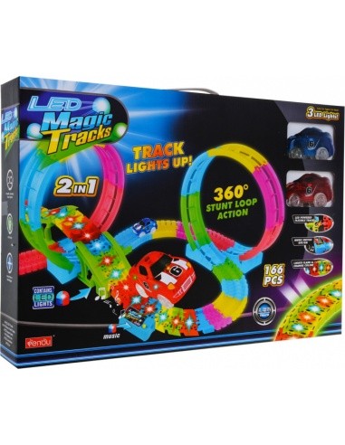 "Mega Track" tamsoje šviečiantis 166el