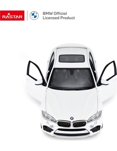 Metalinis automobilis 1:24 BMW X6M baltas RASTAR