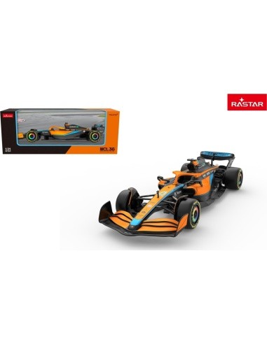 Metalinis automobilis 1:24 McLaren F1 MCL36 Rastar, oranžinis