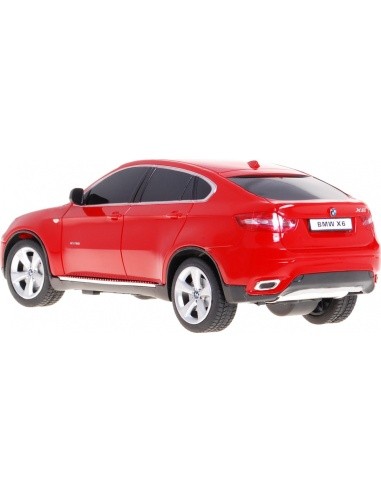 Nuotoliniu būdu valdomas automobilis BMW X6 raudonas 1:24 RASTAR