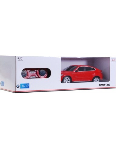 R/C toy car BMW X 6 Red 1:24 RASTAR